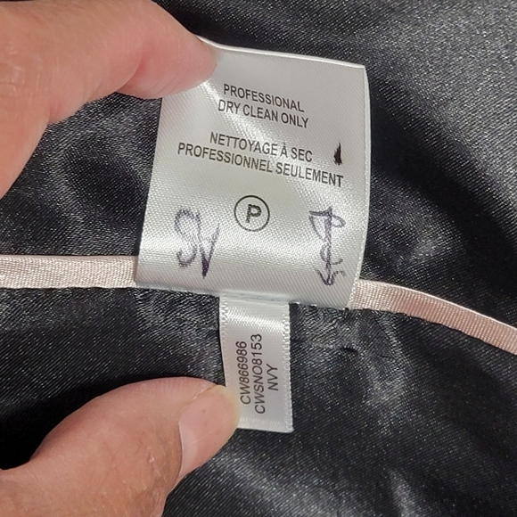 Calvin Klein NWT Faux Suede Elbow Patches Hooded Wool Blend Coat Size Small. - Picture 13 of 13